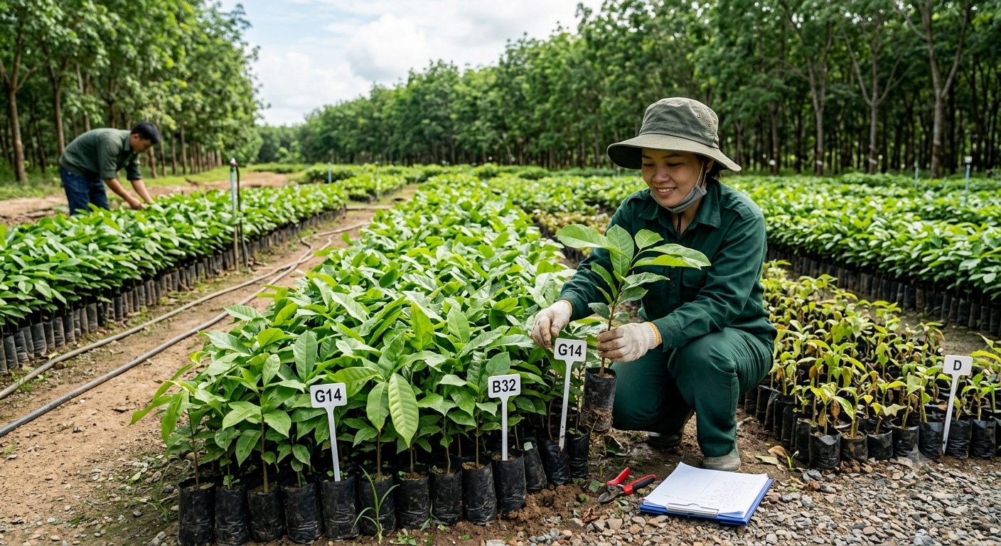 Tầm quan trọng của việc lựa chọn giống cao su chất lượng cao